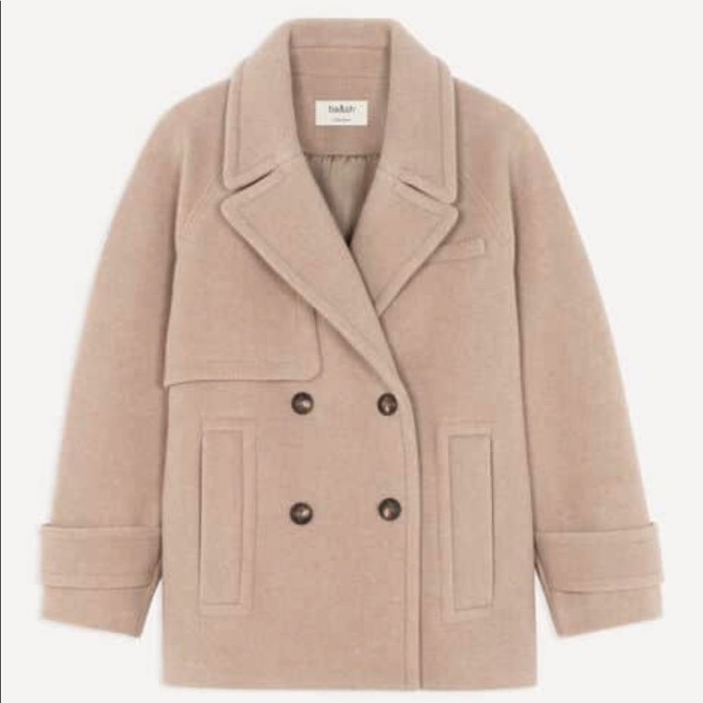 Ba&sh Paris Pepite Short Wool Coat